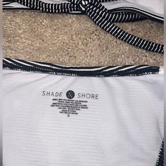 Shade & Shore black and white textured bikini - Picture 3 of 4